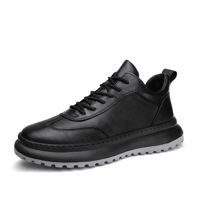 Baskets Urbain Cuir Noir – Promo Limitée