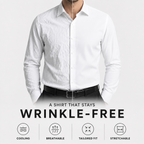 Non-Iron Anti-Sweat Stretch Shirt