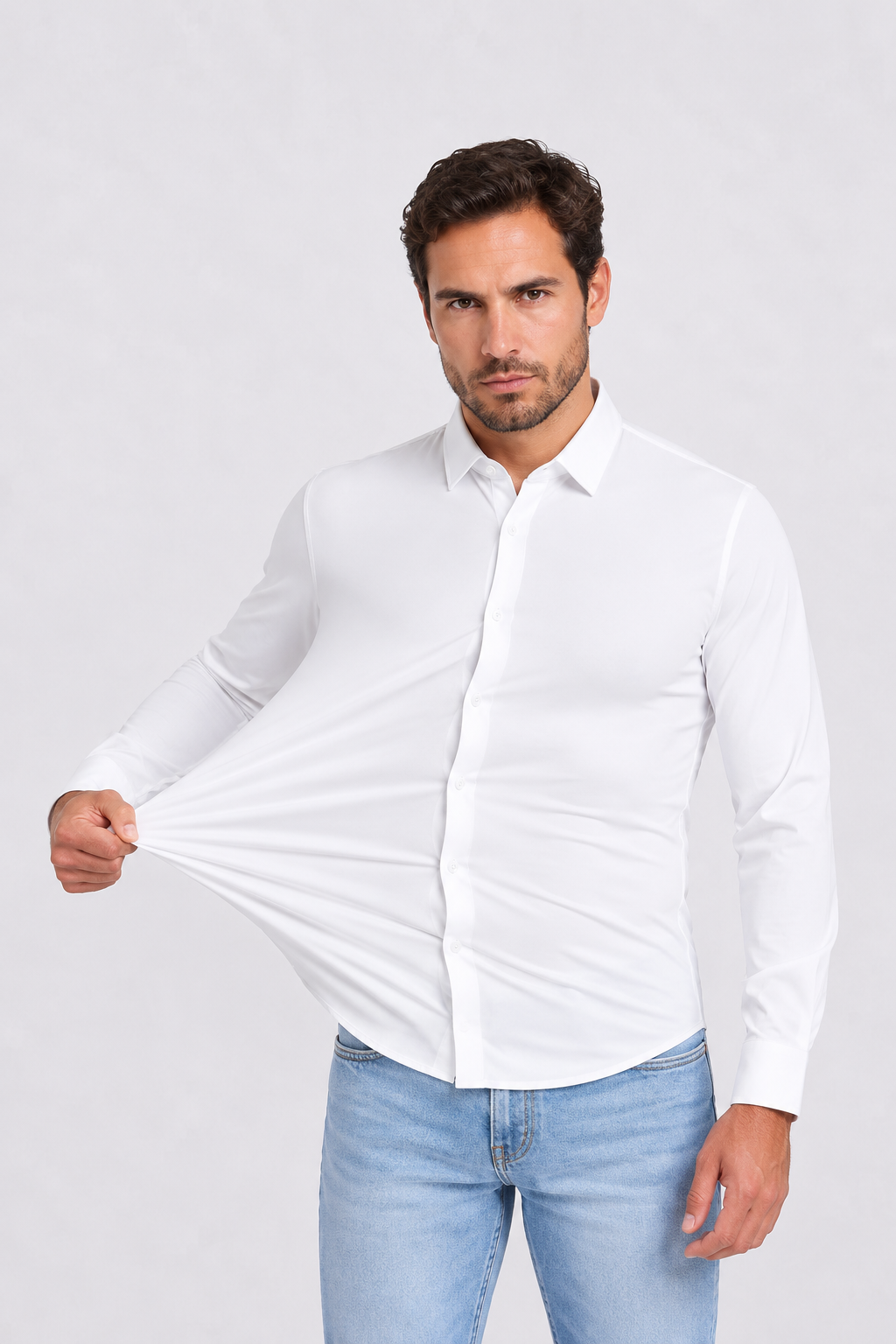 non iron stretch dress shirt Non-Iron Anti-Sweat Thats So Fetch | PRODUCT: JEWELRY The forward point collar المقاس:مقاس مخصص / مقاس كبير